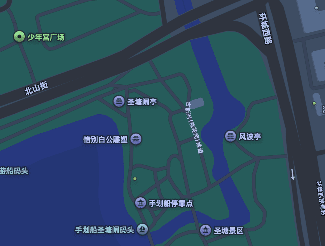 圣塘景区地图